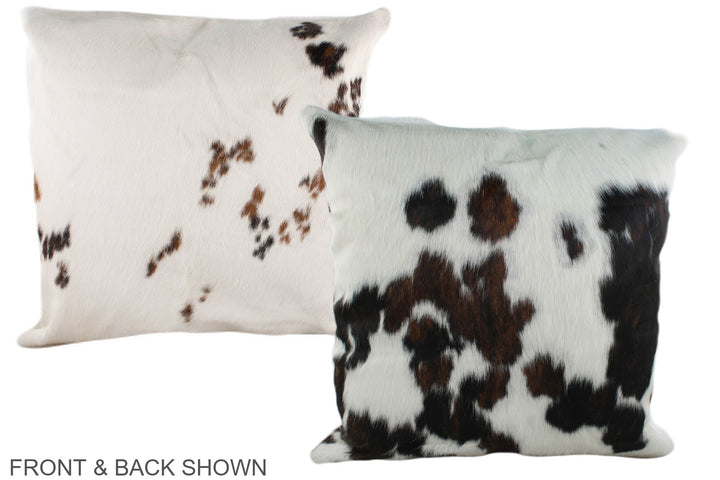 Tricolor 20"x20" Brazilian Cowhide Pillow #A39273 by Hudson Hides