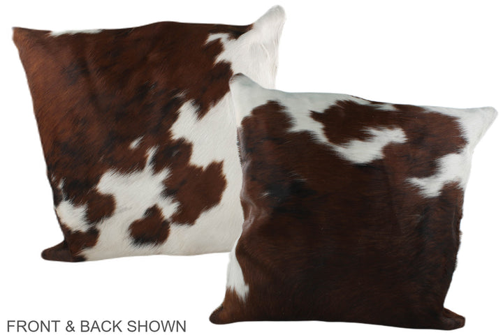 Tricolor 20"x20" Brazilian Cowhide Pillow #A39281 by Hudson Hides