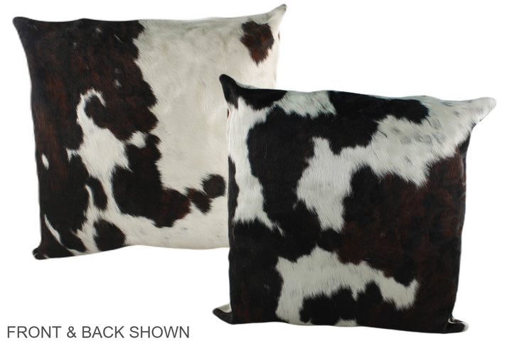 Tricolor 20"x20" Brazilian Cowhide Pillow #A39287 by Hudson Hides