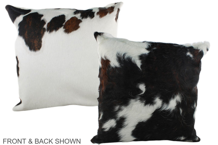 Tricolor 20"x20" Brazilian Cowhide Pillow #A39294 by Hudson Hides