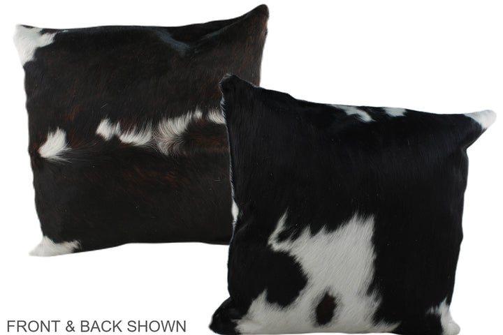 Tricolor 20"x20" Brazilian Cowhide Pillow #A39313 by Hudson Hides