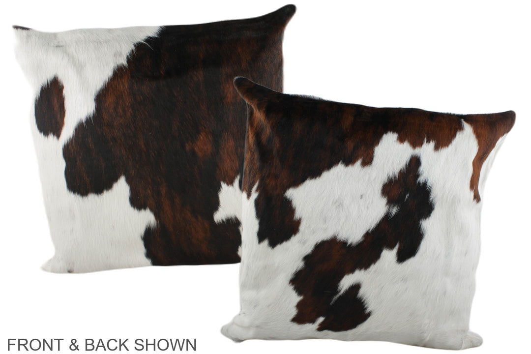 Tricolor 20"x20" Brazilian Cowhide Pillow #A39321 by Hudson Hides