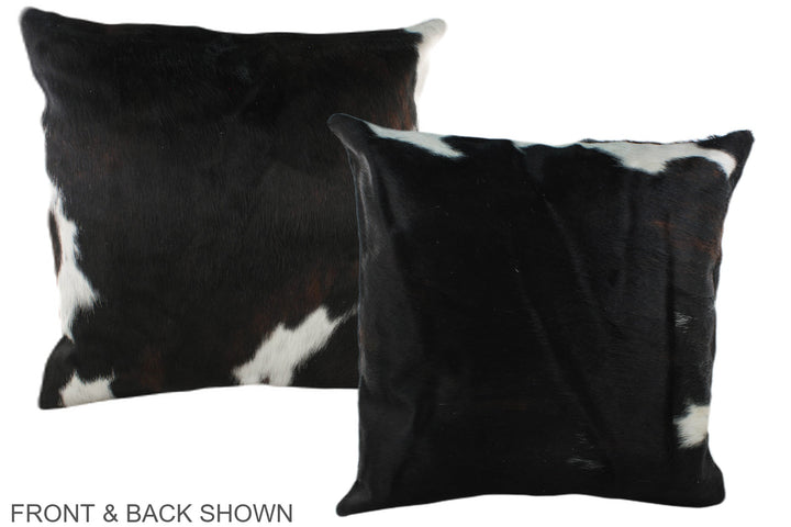 Tricolor 20"x20" Brazilian Cowhide Pillow #A39329 by Hudson Hides