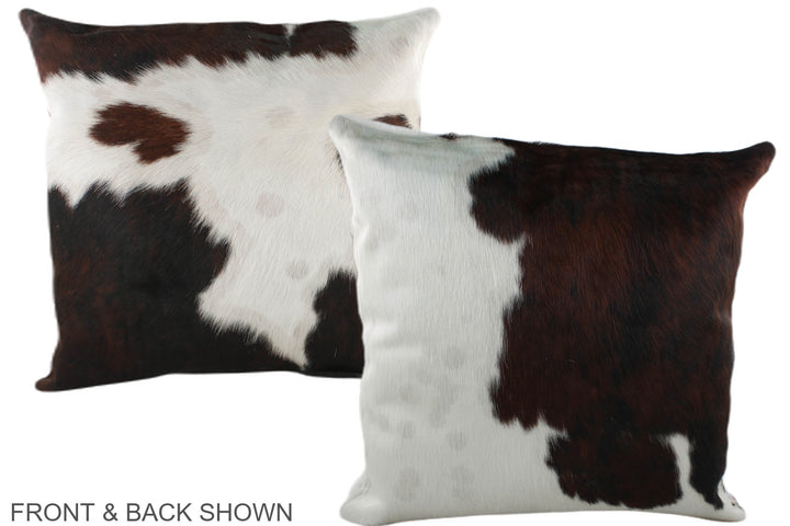 Tricolor 20"x20" Brazilian Cowhide Pillow #A39332 by Hudson Hides