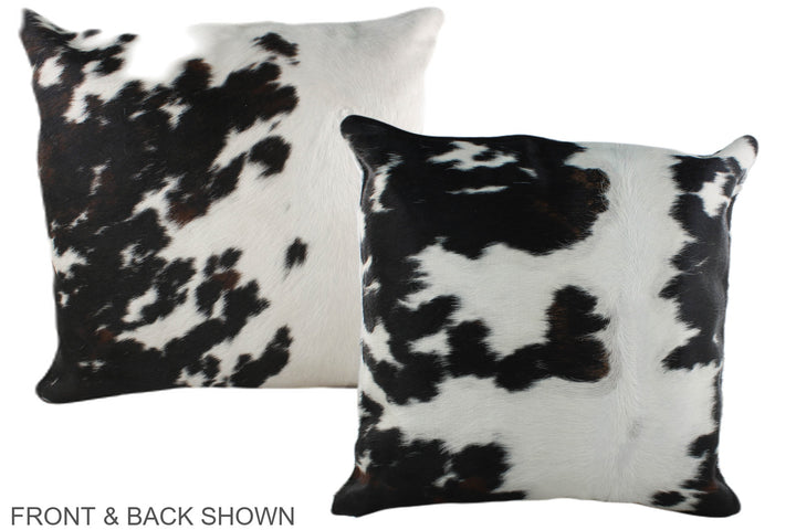 Tricolor 20"x20" Brazilian Cowhide Pillow #A39339 by Hudson Hides