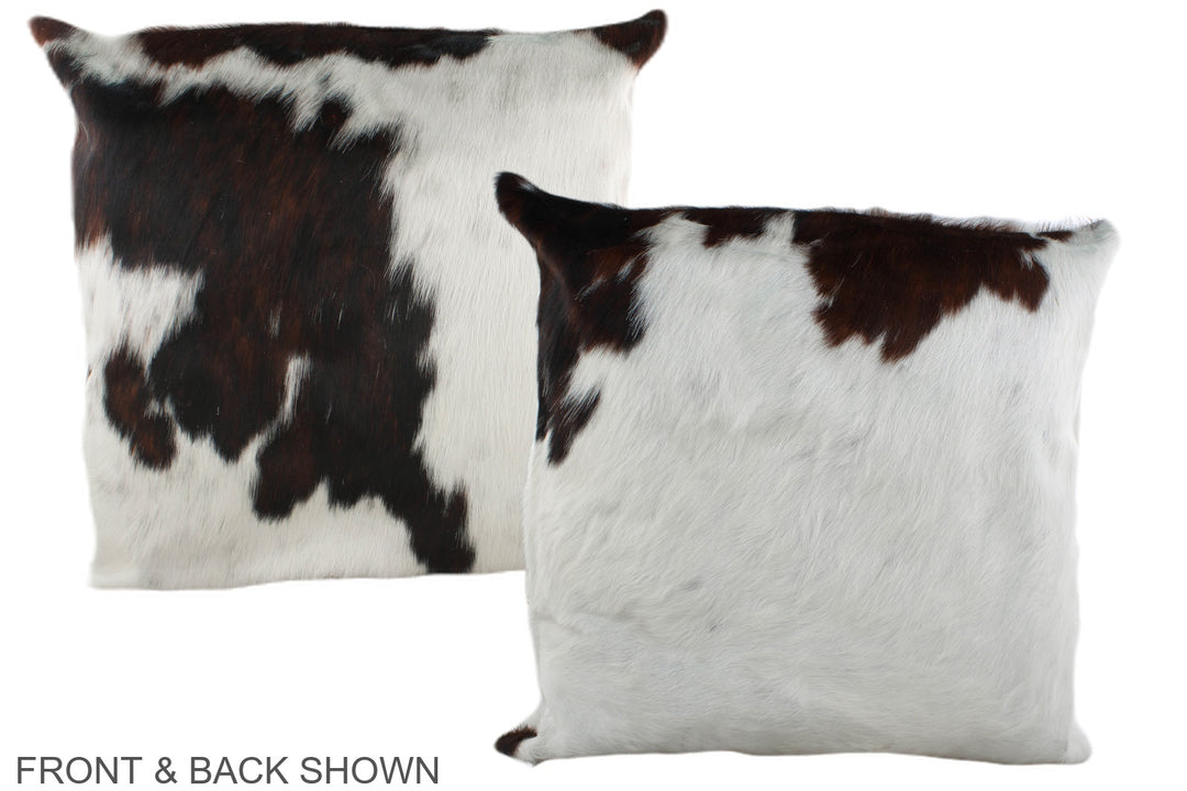 Tricolor 20"x20" Brazilian Cowhide Pillow #A39354 by Hudson Hides