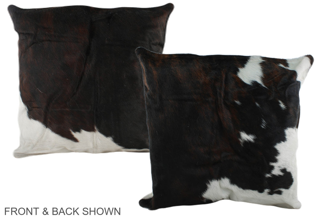 Tricolor 20"x20" Brazilian Cowhide Pillow #A39369 by Hudson Hides