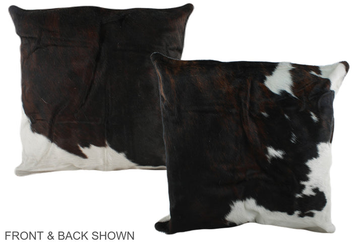 Tricolor 20"x20" Brazilian Cowhide Pillow #A39369 by Hudson Hides