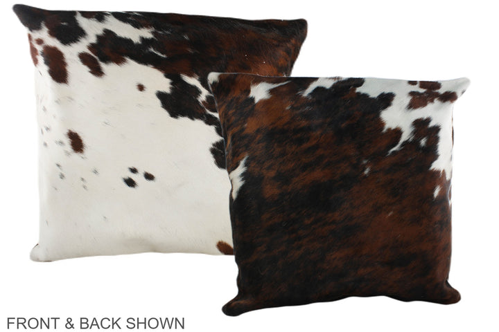 Tricolor 20"x20" Brazilian Cowhide Pillow #A39382 by Hudson Hides