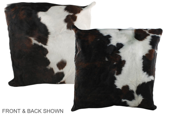 Tricolor 20"x20" Brazilian Cowhide Pillow #A39389 by Hudson Hides