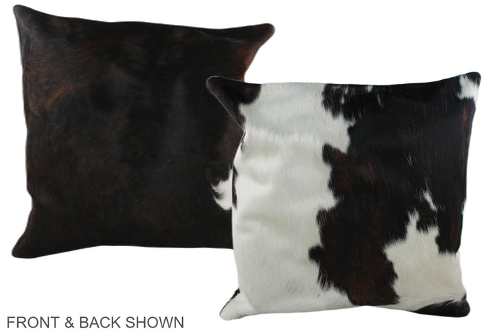 Tricolor 20"x20" Brazilian Cowhide Pillow #A39395 by Hudson Hides