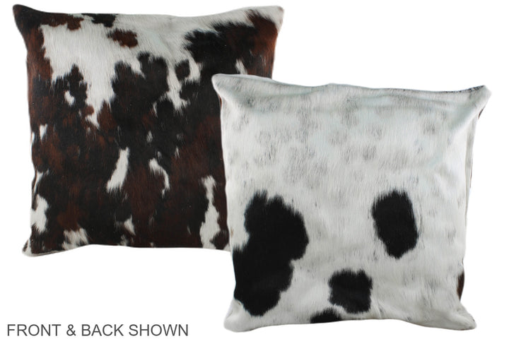 Tricolor 20"x20" Brazilian Cowhide Pillow #A39414 by Hudson Hides