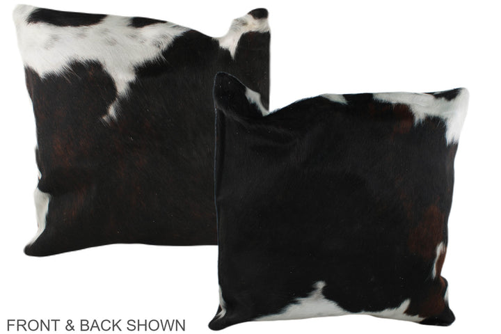 Tricolor 20"x20" Brazilian Cowhide Pillow #A39416 by Hudson Hides