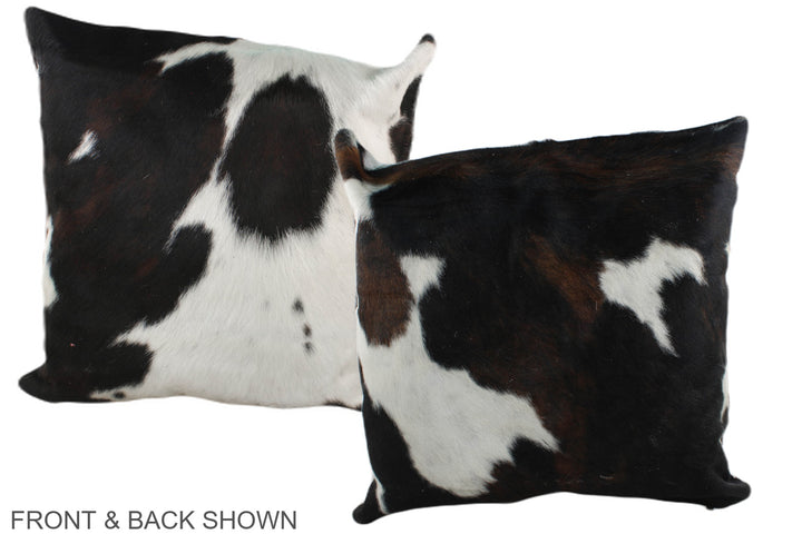 Tricolor 20"x20" Brazilian Cowhide Pillow #A39421 by Hudson Hides