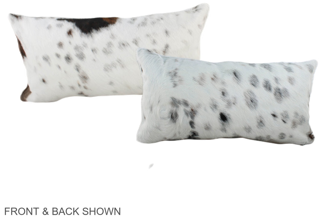 Tricolor 12"x22" Brazilian Cowhide Pillow #A39424 by Hudson Hides