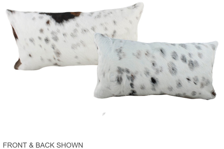 Tricolor 12"x22" Brazilian Cowhide Pillow #A39424 by Hudson Hides