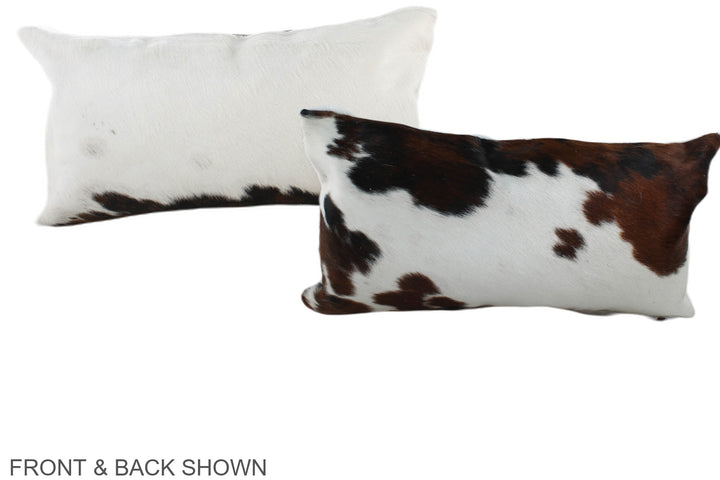 Tricolor 12"x22" Brazilian Cowhide Pillow #A39444 by Hudson Hides