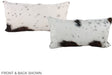 Tricolor 12"x22" Brazilian Cowhide Pillow #A39463 by Hudson Hides