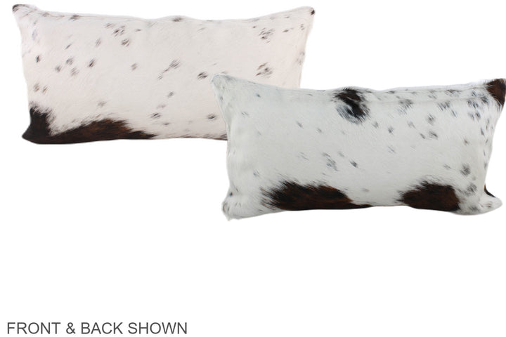 Tricolor 12"x22" Brazilian Cowhide Pillow #A39463 by Hudson Hides