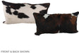 Tricolor 12"x22" Brazilian Cowhide Pillow #A39465 by Hudson Hides