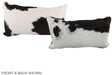 Tricolor 12"x22" Brazilian Cowhide Pillow #A39467 by Hudson Hides