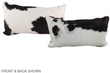 Tricolor 12"x22" Brazilian Cowhide Pillow #A39467 by Hudson Hides