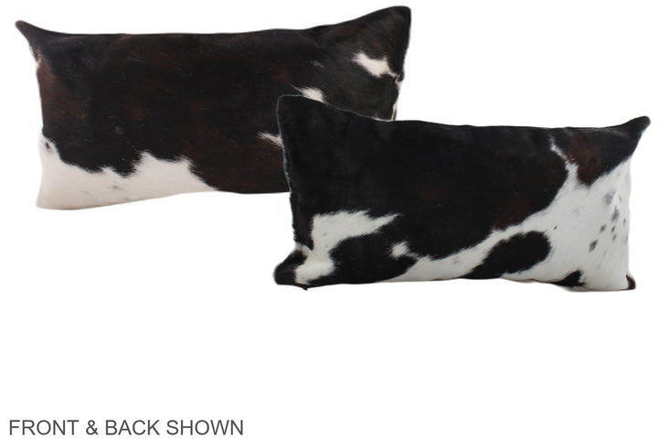 Tricolor 12"x22" Brazilian Cowhide Pillow #A39472 by Hudson Hides