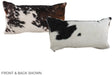 Tricolor 12"x22" Brazilian Cowhide Pillow #A39480 by Hudson Hides