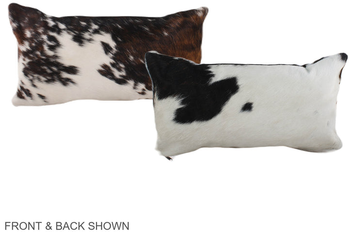 Tricolor 12"x22" Brazilian Cowhide Pillow #A39480 by Hudson Hides