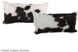 Tricolor 12"x22" Brazilian Cowhide Pillow #A39484 by Hudson Hides