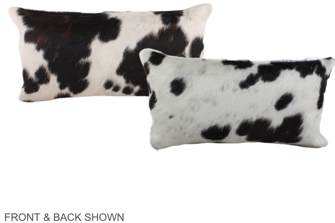 Tricolor 12"x22" Brazilian Cowhide Pillow #A39490 by Hudson Hides