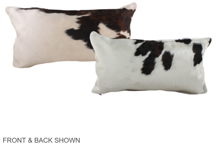 Tricolor 12"x22" Brazilian Cowhide Pillow #A39491 by Hudson Hides
