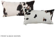 Tricolor 12"x22" Brazilian Cowhide Pillow #A39493 by Hudson Hides