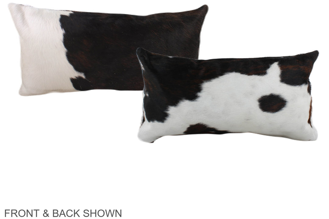 Tricolor 12"x22" Brazilian Cowhide Pillow #A39494 by Hudson Hides