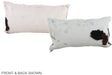 Tricolor 12"x22" Brazilian Cowhide Pillow #A39504 by Hudson Hides