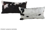 Tricolor 12"x22" Brazilian Cowhide Pillow #A39505 by Hudson Hides