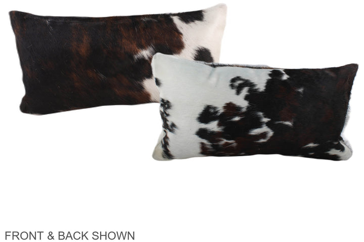 Tricolor 12"x22" Brazilian Cowhide Pillow #A39507 by Hudson Hides