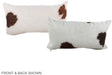 Tricolor 12"x22" Brazilian Cowhide Pillow #A39513 by Hudson Hides