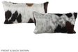 Tricolor 12"x22" Brazilian Cowhide Pillow #A39516 by Hudson Hides