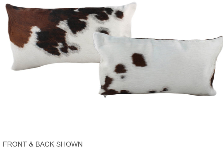 Tricolor 12"x22" Brazilian Cowhide Pillow #A39520 by Hudson Hides