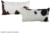 Tricolor 12"x22" Brazilian Cowhide Pillow #A39521 by Hudson Hides