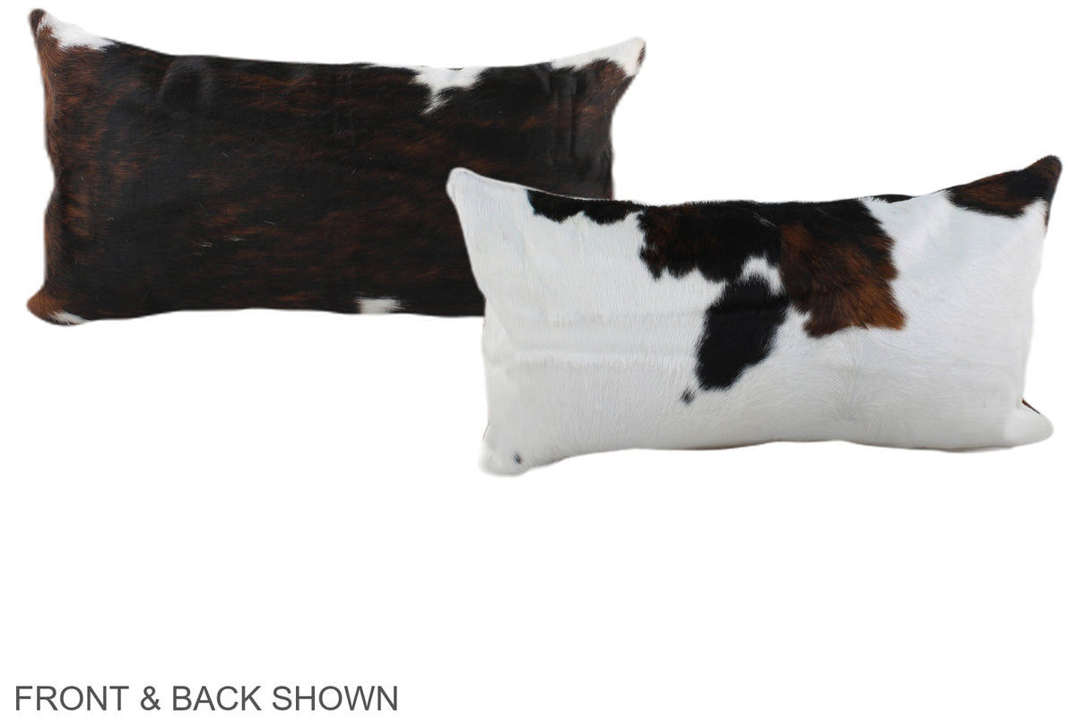 Tricolor Cowhide Pillow #A39523