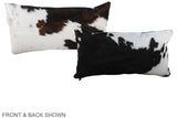 Tricolor 12"x22" Brazilian Cowhide Pillow #A39524 by Hudson Hides