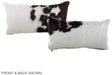 Tricolor 12"x22" Brazilian Cowhide Pillow #A39539 by Hudson Hides