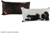 Tricolor 12"x22" Brazilian Cowhide Pillow #A39553 by Hudson Hides