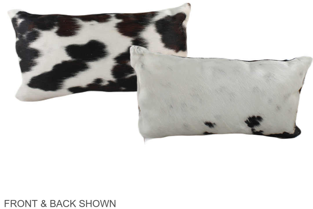 Tricolor 12"x22" Brazilian Cowhide Pillow #A39564 by Hudson Hides