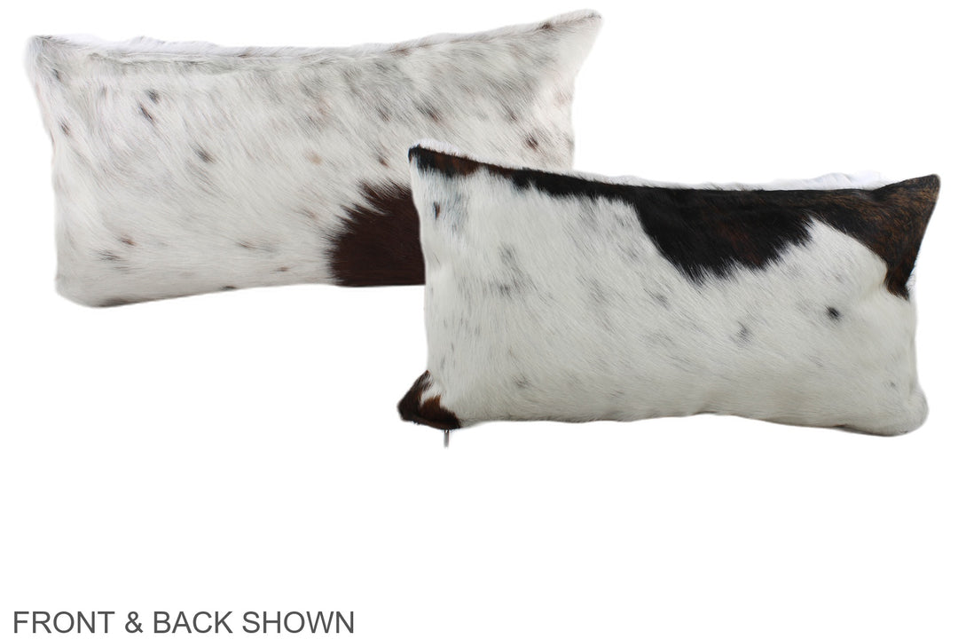 Tricolor 12"x22" Brazilian Cowhide Pillow #A39568 by Hudson Hides