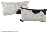 Tricolor 12"x22" Brazilian Cowhide Pillow #A39568 by Hudson Hides