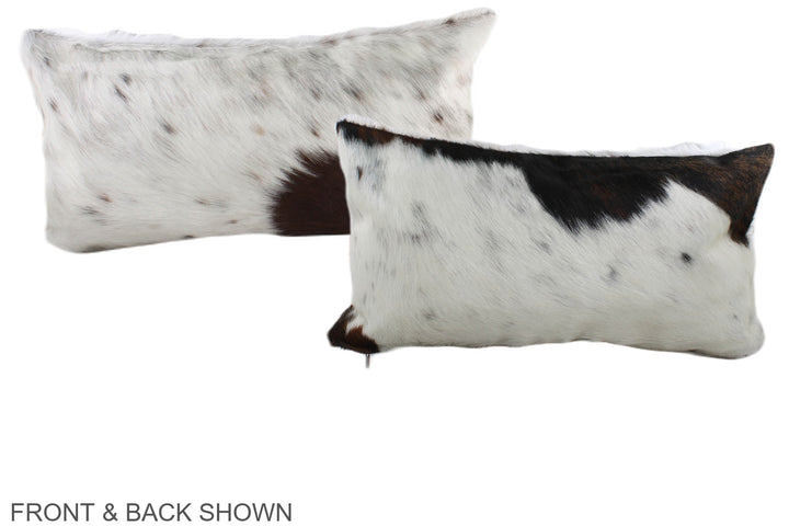 Tricolor 12"x22" Brazilian Cowhide Pillow #A39568 by Hudson Hides