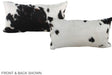 Tricolor 12"x22" Brazilian Cowhide Pillow #A39570 by Hudson Hides